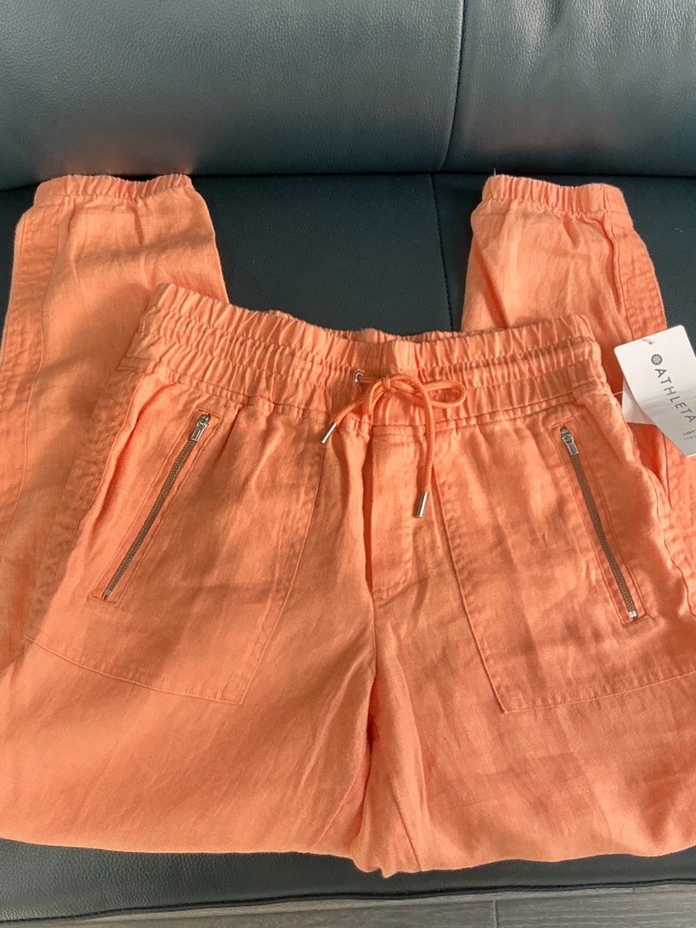 Athleta linen joggers